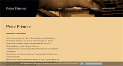 Desktop Screenshot of peterfriemer.de