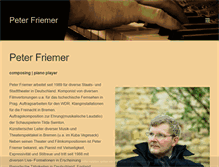 Tablet Screenshot of peterfriemer.de